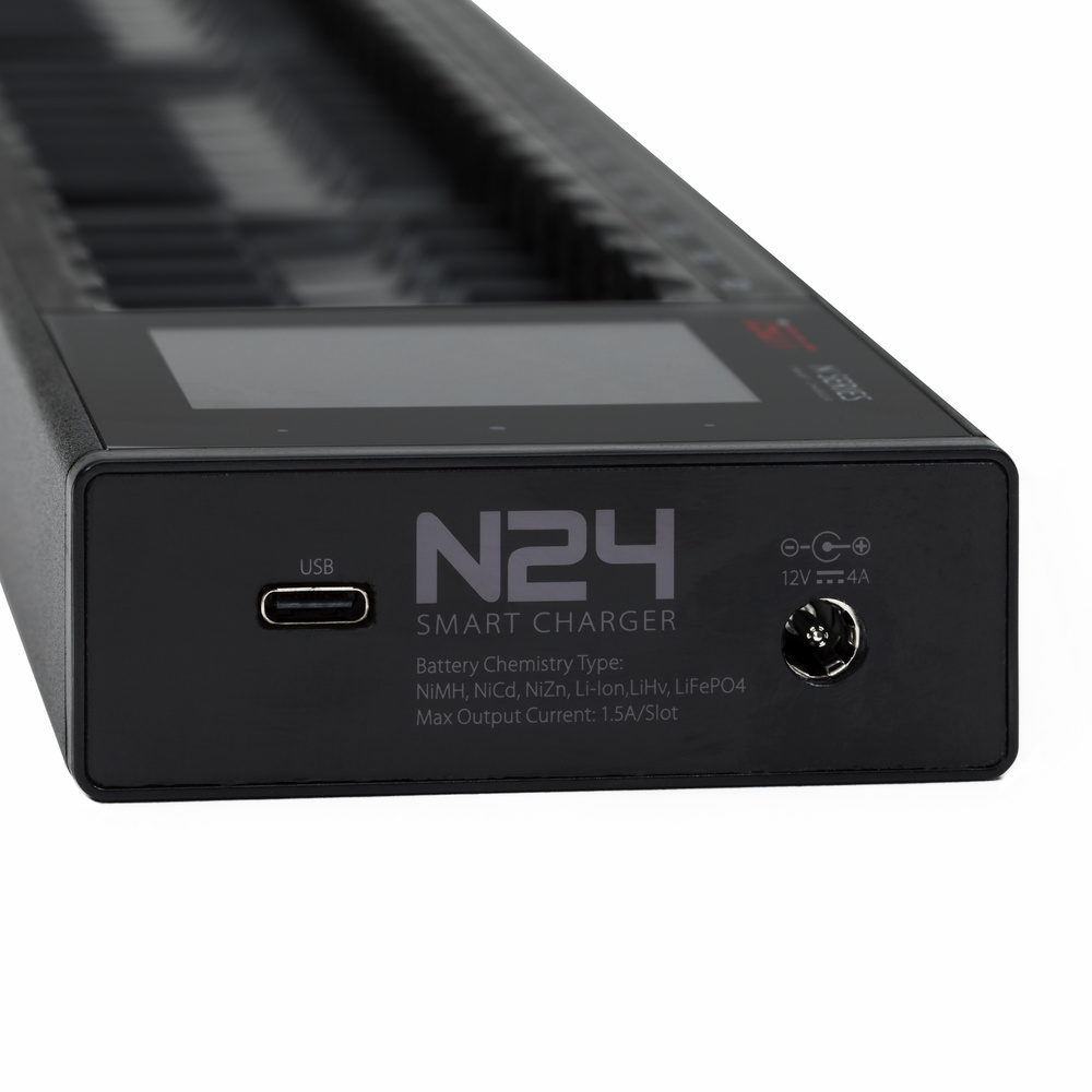 ISDT N24 48W バッテリー充電器 24スロット スマート充電器 ISDT N24 48W バッテリー充電器 24スロット スマート充電器