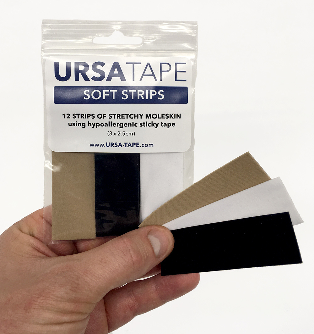 Ursa Tape Sticky Strips, No-Residue Clear Fashion Tape for Costumes, Shoes and More, Body Tape for Delicate Skin, Double Sided Tape for Clothes and M