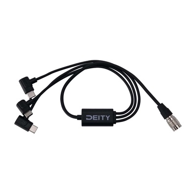Deity SPD-HR3U - 4-Pin Hirose to Triple USB-C Power Cable