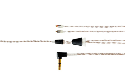 Linum SuperBaX G2 Quad Twisted Cable - T2 - 3.5mm TRS - Clear