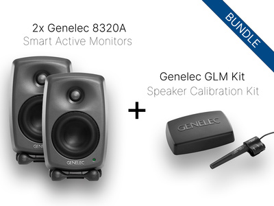Genelec 8320A Monitors +  GLM kit Bundle