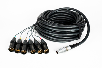 DPA 5105 Cable - Lemo Multipin to 6x XLR-M, 5M