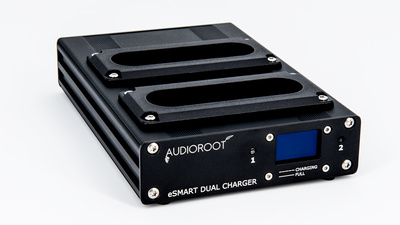 Audioroot eSmart DUAL Charger - Smart battery charger with OLED display