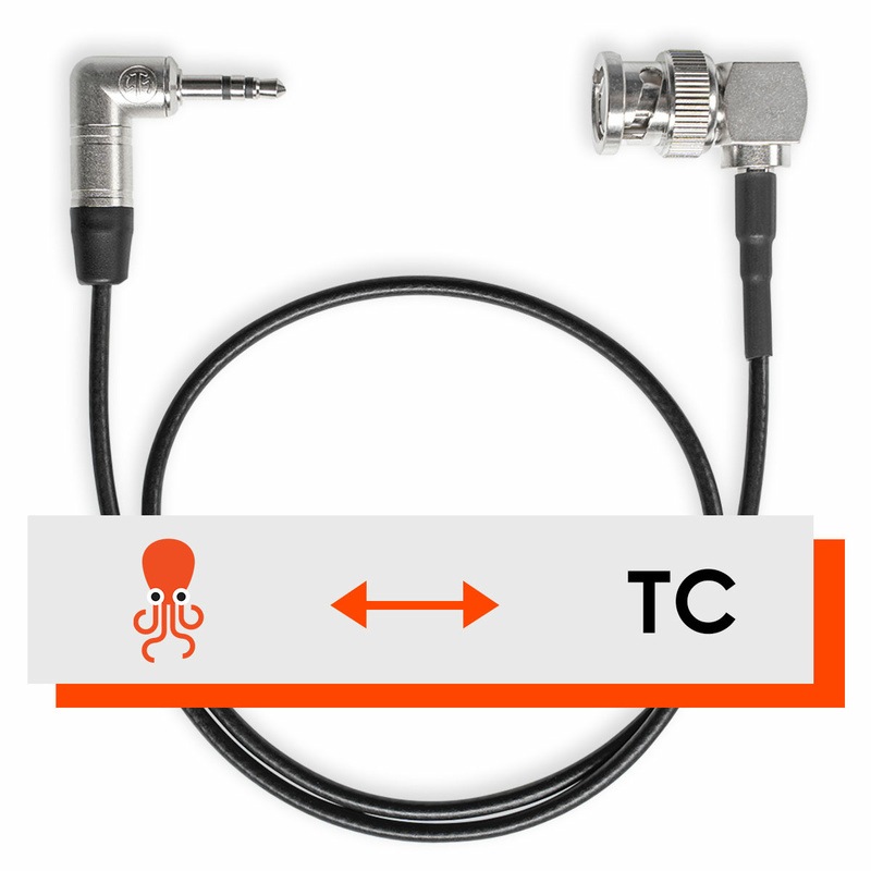 Tentacle to 90° BNC – Timecode Cable